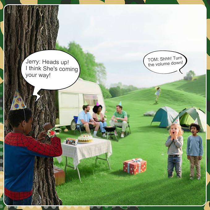 Walkie Talkies for Kids Toys for Boys Girls 3 4 5 6 7 8 9 10+ Years Old Long Range 2 Way Radio Birthday Gift for Ages 4-6 6-8 Camping Outdoor Games Toddlers Easter Christmas Stocking Stuffers