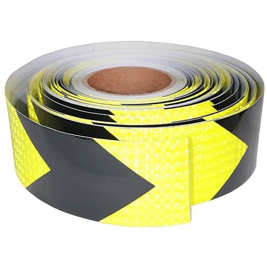 Reflective Tape 3 Inch x 168 Feet, Outdoor Waterproof High Visibility Conspicuity Strong Adhesive Reflector for Vehicles
