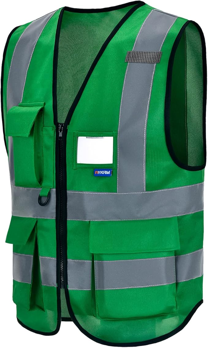A-SAFETY big and tall green construction vest 4XL 5xl