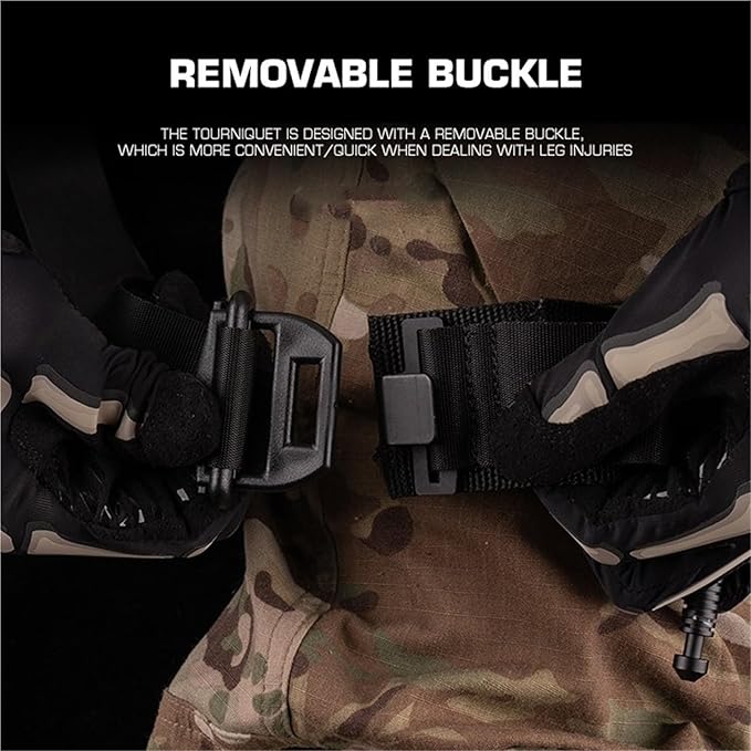 Tactical Tourniquet Gen 4 Medical Solutions 1.5” Compression Band for Bleeding Control Essential First Aid for Emergency Use