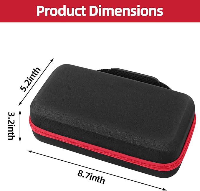 Hard EVA Protective Case for Midland ER310/ER210/ER50/ER40 Emergency Crank Weather Radio - Shockproof Travel Storage Box with Carrying Handle (Case Only)