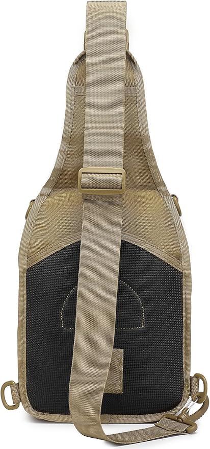 ATBP Tactical Sling Backpack With Holster Military Crossbody Bag for Men Single Shoulder Back Pack 10L