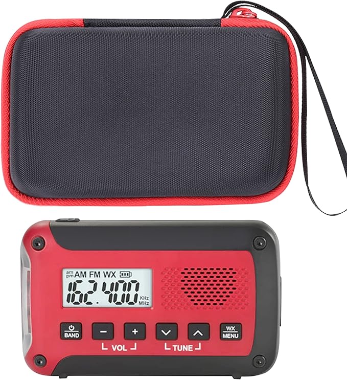 co2CREA Hard Case Replacement for Midland ER10VP Emergency Alert Radio Flashlight