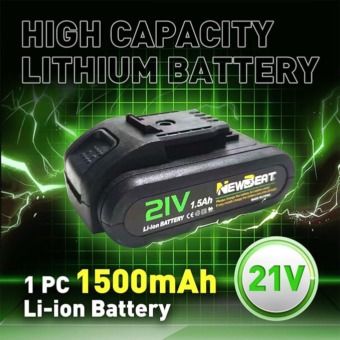 Power Drill Set - 21V MAX Power Drill Driver, Electric Cordless Drill with Battery and Charger, 3/8" Keyless Chuck, 2 Variable Speed, 25+1 Torque Setting Power Tools for Home and DIY Project