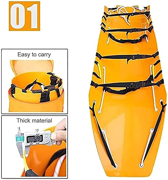 Portable Rescue Stretcher - Multifunctional Folding Emergency Stretcher for Medical Use, Ideal for Emergency Rescue Situations