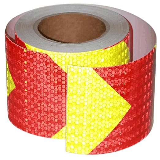 Reflective Tape 4 Inch x 68 Feet, Outdoor Waterproof High Visibility Adhesive Stickers, HGH Intensity Strips for Vehicles