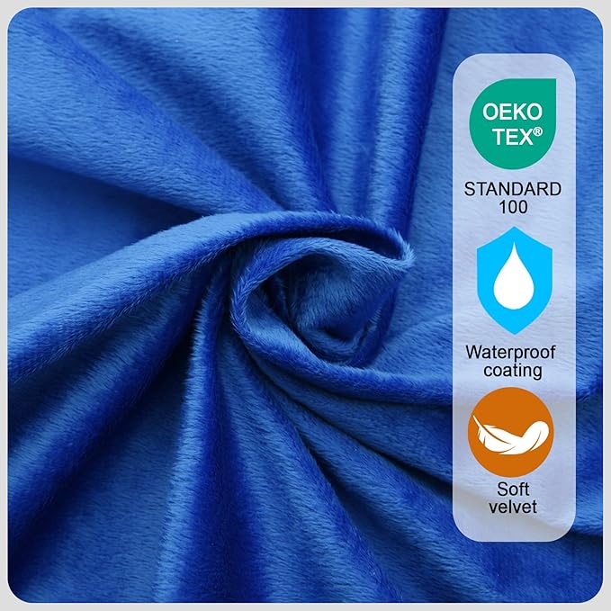 Memory Foam Camping Mattress pad, Comfortable Thick Floor Sleeping Mat for Adults with Waterproof and Non-Slip Bottom, Portable Roll Up Mattress for Sleepover Guest,Cot Mad for Car Camping