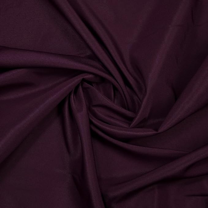 Gee Di Moda Rectangle Tablecloth - 60 x 84 Inch Eggplant Table Cloth for 5 Foot Rectangle Tables - Heavy Duty Washable Fabric - for Holiday Party, Dinner, Weddings, Baby Shower & Events