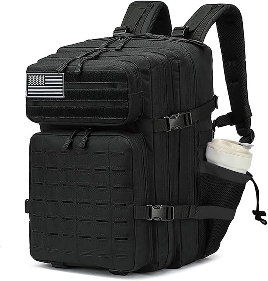 Military Tactical Backpack 45L/25L 3 Day Assault Pack Molle Daypack Hiking Backpack for Men and Women