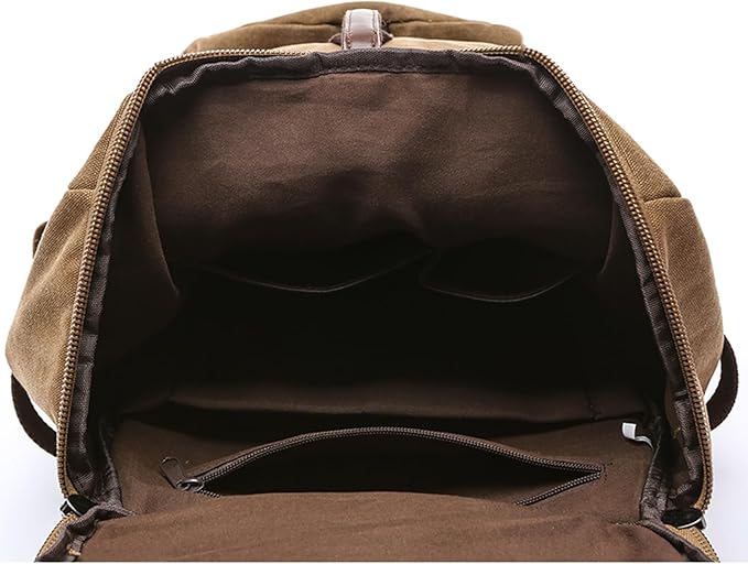Men's backpack with large capacity, Fashionable travel style, Outdoor hiking bag, Business leisure waterproof backpack, Laptop backpack(green)
