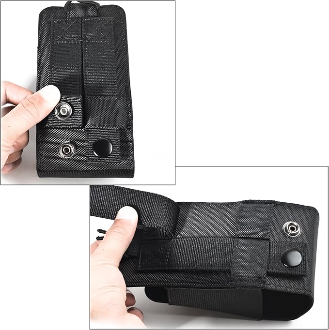TWAYRDIO Molle Radio Holster Holder Pouch for Tactical Vest Duty Belt, Universal Two Way Radio Case for Baofeng Yaesu Icom Motorola Kenwood Quansheng Handhelds Walkie Talkies