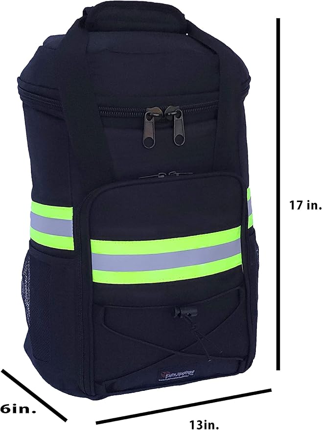 Firefighter Backpack Cooler (Black)