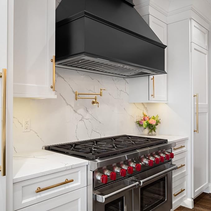Akicon Range Hood Insert 30 Inch, Ultra Quiet, Powerful Suction Built-in Kitchen Vent Hood, Stainless Steel Ducted Stove Hood with Dimmable LED Lights Warm White, 4-Speed 600CFM
