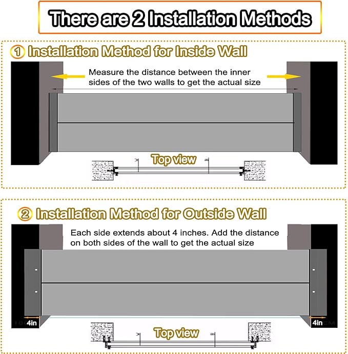 Reusable Flood Protection Barriers for Garage Door, 3/4/5/6/7/8/9/10/11/12/13ft Long Commercial Aluminum Unit Module Design Flooding Prevention Control Baffle Water Stopper Panel, Detachable(H