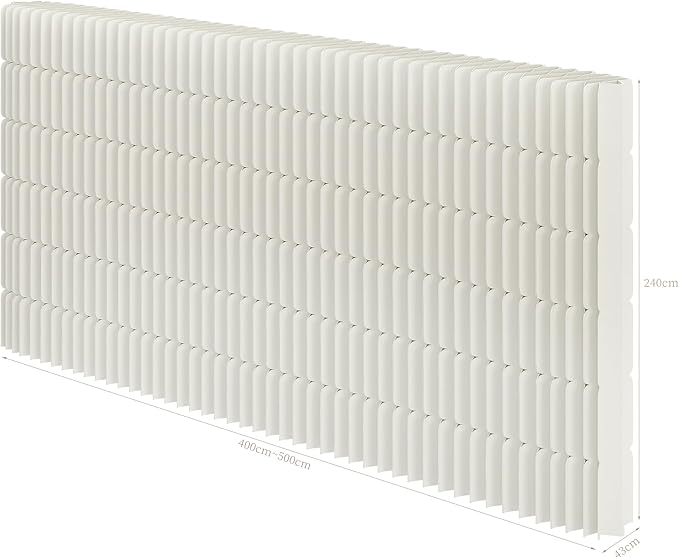 Foldable Room Divider Privacy Screens Movable Temporary Wall Space Partition, 5.91~7.87 FT Tall, 6.56~16.4 FT Width, Choice of Various Sizes and Styles
