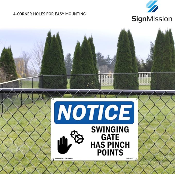 OSHA Notice Sign - Emergency Meeting Point | Rigid Plastic Sign | Protect Your Business, Construction Site, Warehouse & Shop Area | Made in The USA