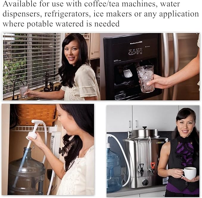 TDRENERGY Bottle Water Dispenser Pump System Automatic 110V 40psi 1 GPM for Home/Office Kitchen Refrigerator Coffee Maker Ice Maker for 3 or 5 Gal Water Bottle Single Inlet