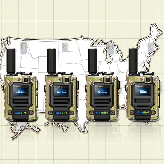 Global-walkie-Talkie-Unlimited-Range-radios-Long Range walkie talkies Communication Cards-radios Unlimited Range with sim Cards-Out of State walkie-Talkie ptt Button-Two Way Talk Talkie-4-Pack Bronze