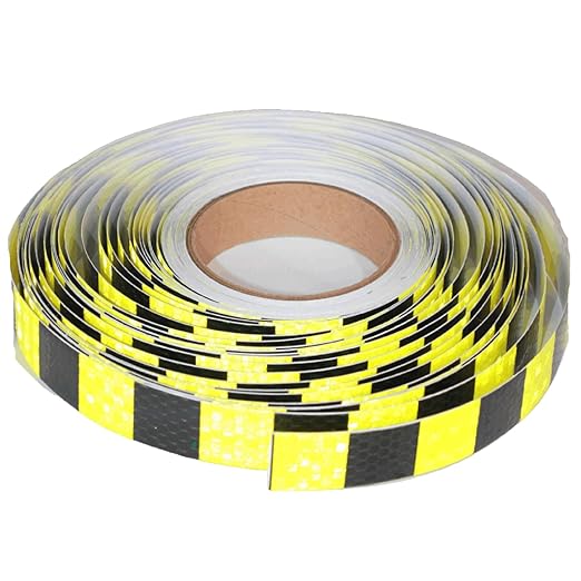 Industrial Reflective Tape 1 inch Wide for Trailer, Outdoor Waterproof High Visibility Safety Warning Adhesive Strips (166 feet)