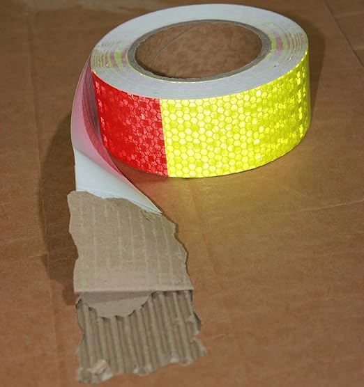 Reflective Tape 2 Inch x 68 Feet, Outdoor Waterproof Warning Reflector, Night Safety Stickers for Car Bicycles