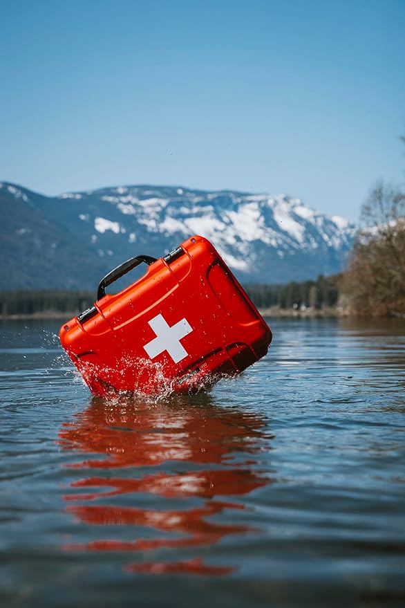Nanuk Outdoor Series 903 Waterproof First Aid Case, Red