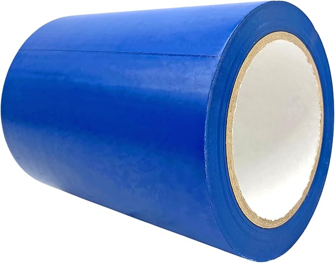 MAT Vinyl Marking Tape Dark Blue - 6 inch x 36 yds. for Safety Floor Marking (School Gym, Restaurants, Warehouse), Dance Floor Splicing, Pinstriping Cars & Boats