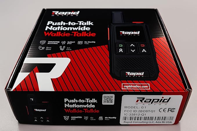 Nationwide LTE Walkie-Talkie - Two-Way Radio - Unlimited Range POC Two Way Radios Set