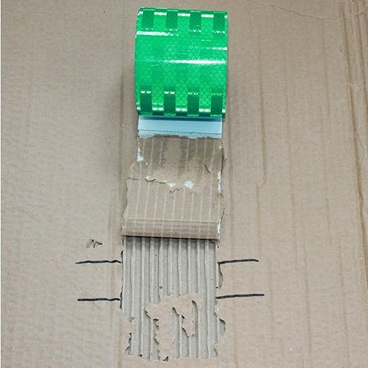 Non Fading Reflective Tape Green 3 inch Wide, Outdoor Waterproof High Visibility Safety Warning Reflector Sticker Strips (11 feet)