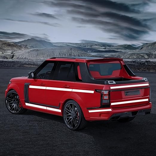 Non Fading Reflective Tape White Outdoor Waterproof 1 inch, High Visibility Warning Industrial Marking Tape, Safety Stickers (68 feet)