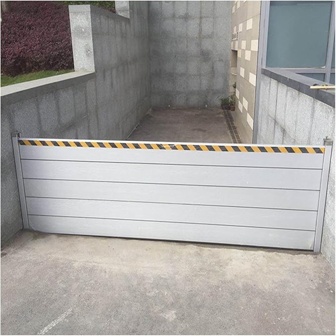 Flood Barriers for Doors, Aluminum Water Blocker Reusable Flood Protection Barriers for Garage Door/Basement, Easy to Install Color : H 3.3ft/1m, Size : L 140cm(4.6ft)