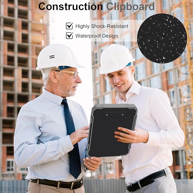 Thicker Clipboard with Storage, Internal Pen Pouch Included, A4 / Letter Size, Toughest Plastic Contractor Clip Boards 8.5x11, High Capacity Clipboards Box Case for Contractor Trucker Driver