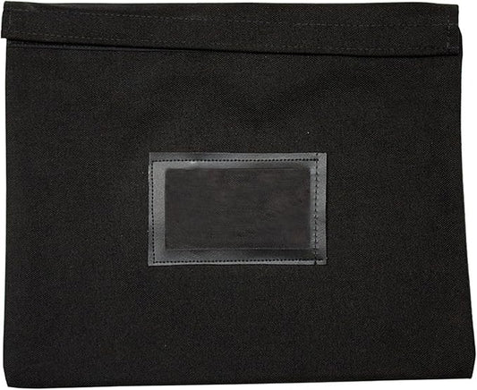 Fire Resistant Document Bag, 14" x 11", Water Repellent, Safe Storage Pouch, Money Bag, Fire and Water Resistant Document Holder (Black)