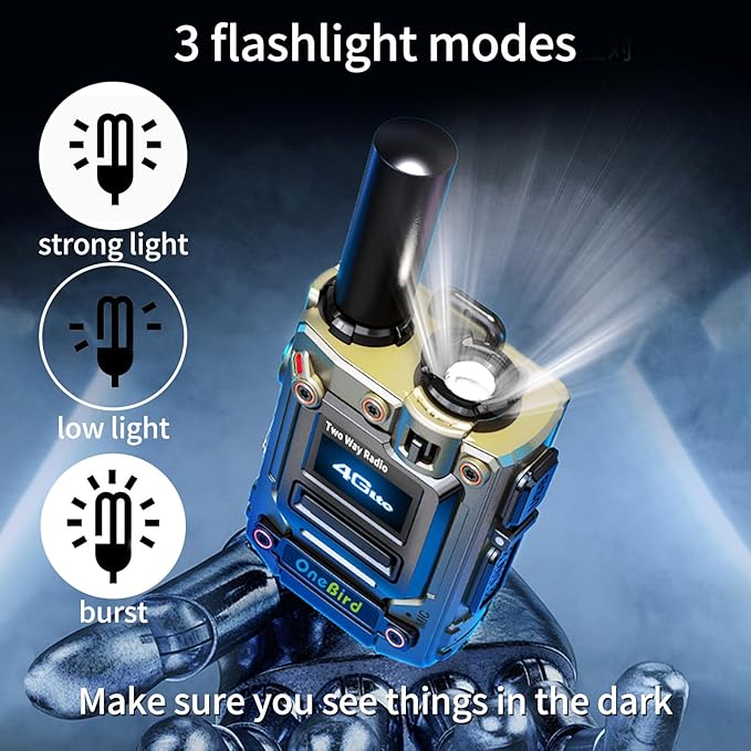 Global-walkie-Talkie-Unlimited-Range-radios-Long Range walkie talkies Communication Cards-radios Unlimited Range with sim Cards-Out of State walkie-Talkie ptt Button-Two Way Talk Talkie-4-Pack Bronze