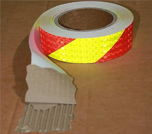 Reflective Tape 1 Inch x 168 Feet, High Visibility Warning Conspicuity Reflector, Night Safety Sticker for Car Trailer