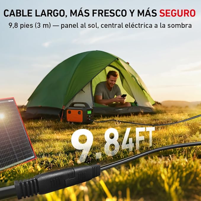 DOKIO 100W Portable Foldable Solar Panel Kit, Compact 18.9x26in Design 5.3lb with Standalone Controller and USB, Monocrystalline Charger for 12V Batteries, Power Stations, RV Camping Emergency Use