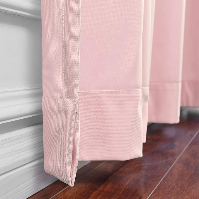 Macochico Pink Medical Curtains Privacy Cubicle Curtain for Clinic SPA Lab Divider, 5ft x 8.5ft(1 Panel)