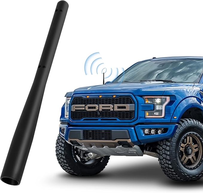 VOFONO 5 Inch Short Antenna Compatible with Ford F-150 2009-2025,Ford F150 Raptor Lightning Accessories2017-2025 F250 F350 Bronco Pickup Truck Antenna Replacement