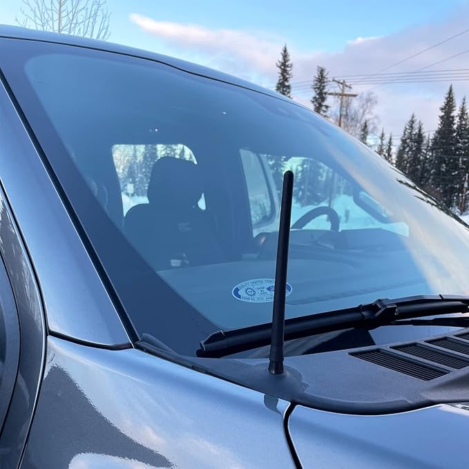 VOFONO 6 3/4Inch Short Antenna fits Ford F150 F-150 2009-2026, Ford F150 Accessories Pickup F-250 F-350 Bronco 2017+ Truck Antenna Replacement