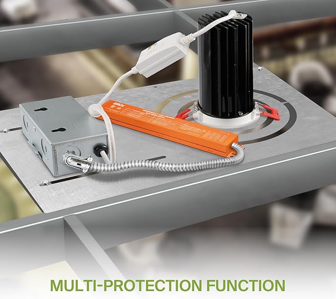 ASD Battery Back-Up Kit 8W - Suitable for LED Commercial Downlights ASD-CDL7, CD-P, CD-T - 90 Minutes Emergency Battery, 5000 Cycles of Standard Charge & Discharge - Damp Rated, UL Certified