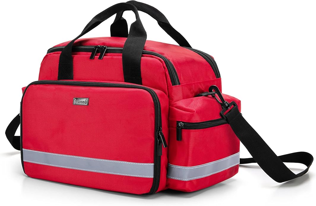 Trunab Home Health Nurse Bag Medical Bag Organizer with Handle and Shoulder Strap for Home Visit, Travel, Nursing Student