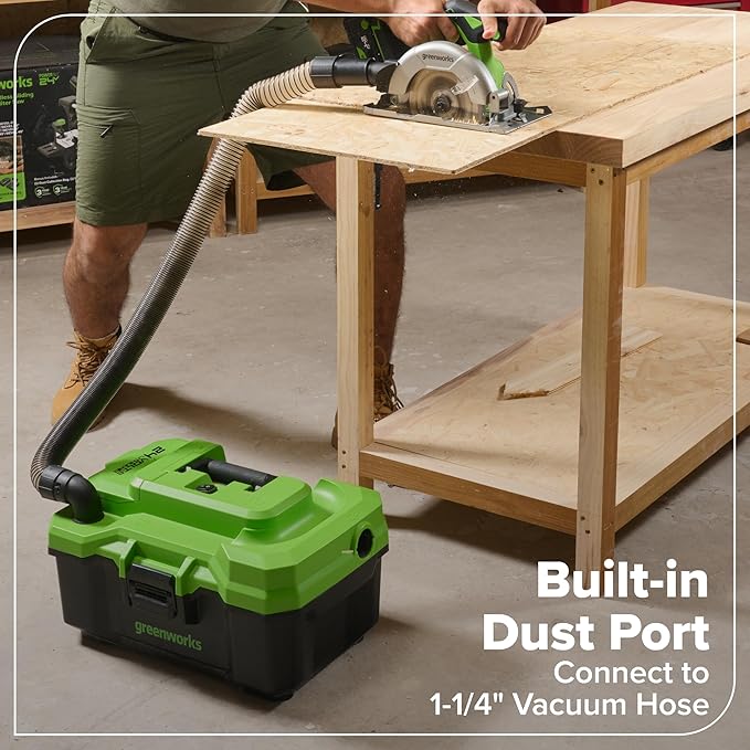 Greenworks 24V Brushless 10PC Power Tool Combo, Drill+Impact Driver+Circular Saw+Recip Saw+Jig Saw+Sander+Light+Multi-Tool+Nailer+Grinder (2) 4.0Ah+2.0Ah Batteries (24,000mAh Power Bank) USB-C Charger