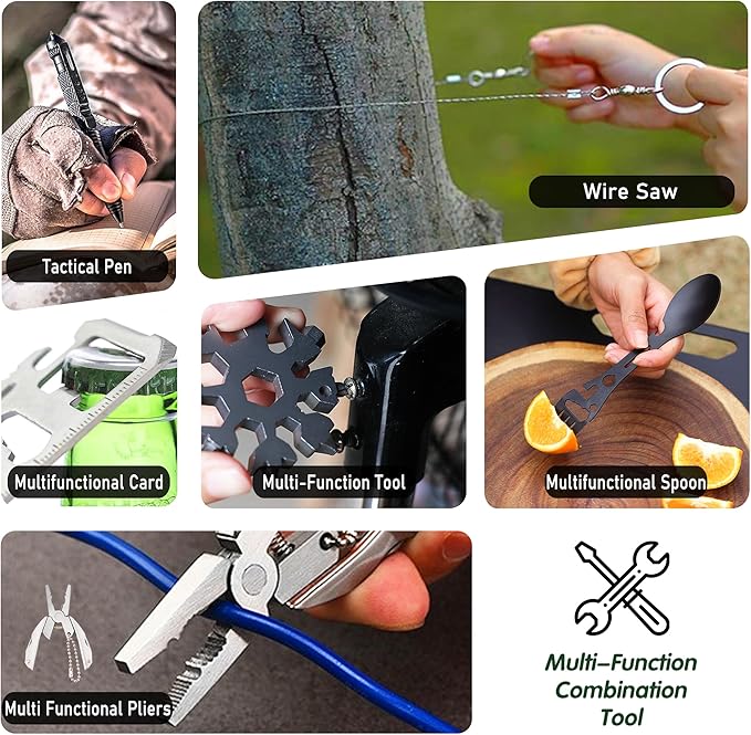 Survival Kit, Christmas Gifts For Teens, Christmas Gifts For Teen Boys, Husband, Boyfriend, Mens Gifts, Camper, Hunter, Outdoor, Camping, Hunting, Adventure