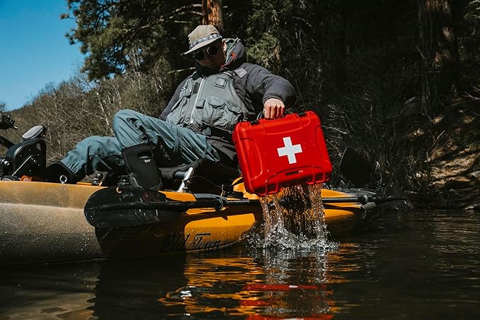 Nanuk Outdoor Series 903 Waterproof First Aid Case, Red