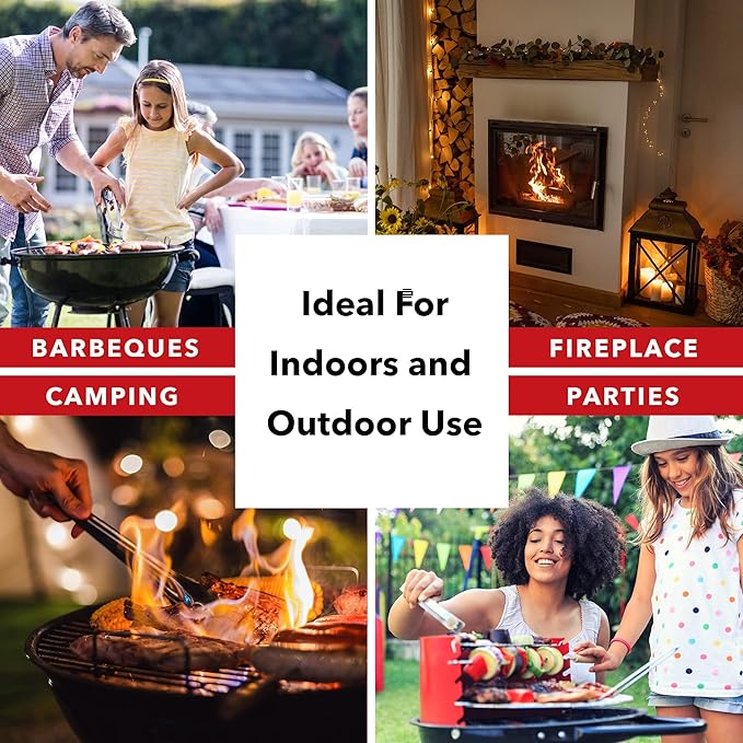 Sterno Fire Starter, Ethanol - Firestarter Instant Flame Gel - Ultra-Concentrated Fuel for Camp Fire or Fireplace - All-Weather Ethanol Burner for Indoor & Outdoor - 16 Oz Each, Pack of 3 Bottles