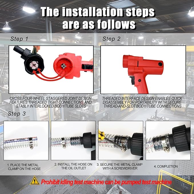 1980W Electric Fuel Transfer Barrel Pump, 110V 11000RPM,for 55Gallon Electric Transfer Pumps with 36in Stainless Steel Tube and 6.6ft Steel Wire Hose, for Diesel,Lubricants,Slightly Viscous Liquids
