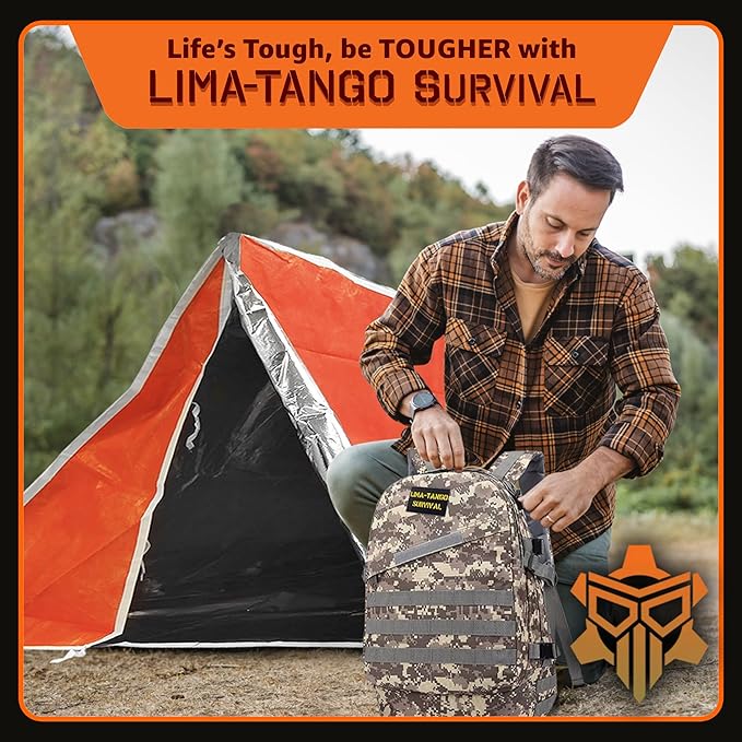48 Hour Survival Kit - 228 Pieces Survival Gear and Supplies, 45L Go Bag Emergency Backpack, First Aid, Water Filter, Food, Tools, Tent, Camping Essentials, Emergency Preparedness - The Solo