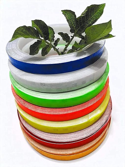 Reflective Tape Green Outdoor Waterproof 8 inch, High Visibility Industrial Marking Tape, Safety Adhesive Stickers (11 feet)