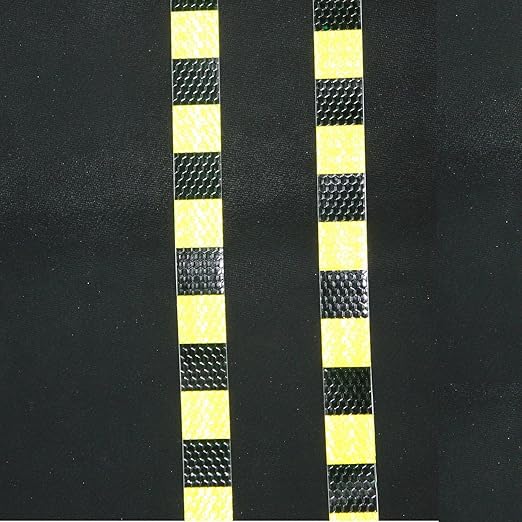 Reflective Tape Outdoor Waterproof 1 inch X 166 feet, High Visibility Hazard Conspicuity Warning Safety Industrial Marking Tape