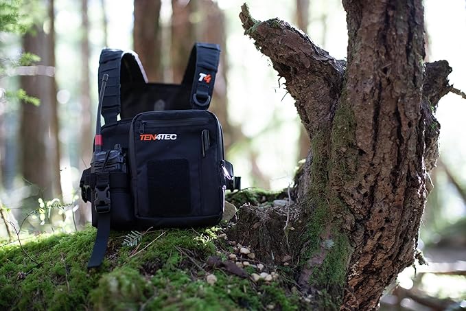 Single Radio Harness for Outdoor Technicians, Wildland Firefighters, Search & Rescue, & Riggers