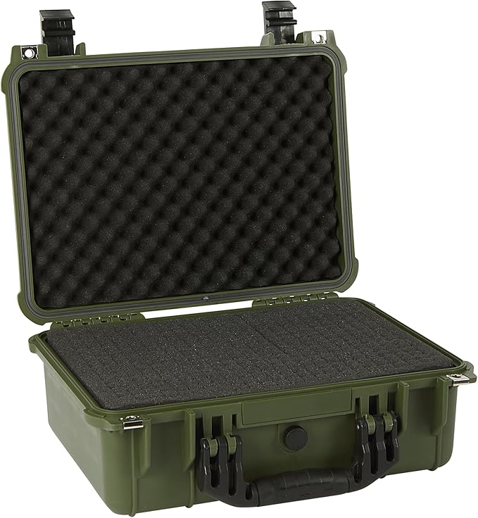 Strongway 16in. Plastic Waterproof Storage Case, Green, Model# MJ-5018_GRN